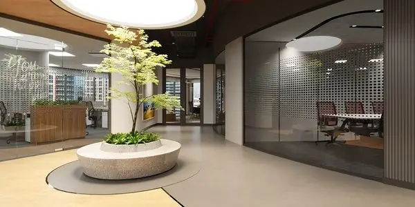 Thiết Kế Văn Phòng Xanh Tối Giản, Tinh Tế Đến Từng Chi Tiết Thiết Kế Văn Phòng Xanh Tối Giản, Tinh Tế Đến Từng Chi Tiết