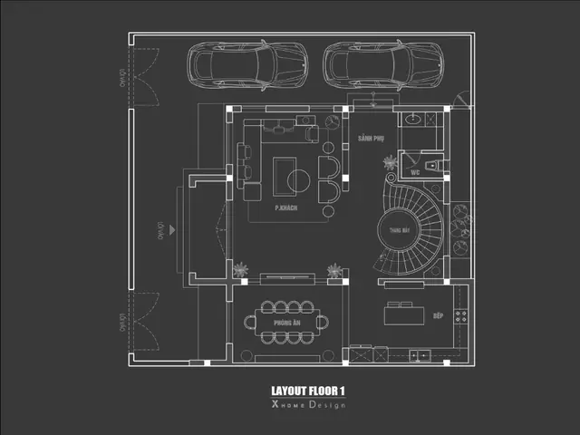 Bản Vẽ Mặt Bằng Bố Trí Nội Thất