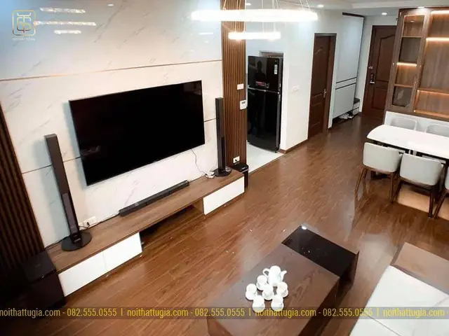 Hạng Mục Thi Công Phòng Khách Cho Chị Hồng