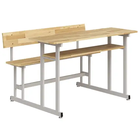 Bàn Học Sinh Viên Gỗ Tự Nhiên Bsv102tg