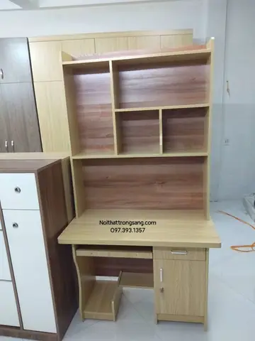 Bàn Học Sinh Gỗ Công Nghiệp 1m Bhs11