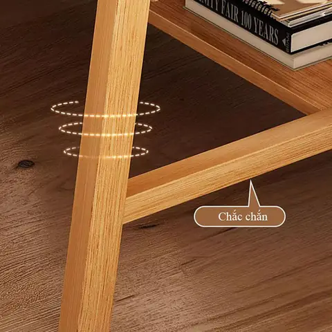 Bàn Học Đôi Bằng Gỗ Thiết Kế Rộng Rãi Bh655
