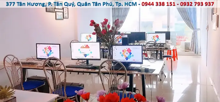 Cơ Sở Vật Chất Trung Tâm Đào Tạo Đồ Họa Sài Gòn – Không Gian Phòng Học Rộng – Thoáng Mát – Hiện Đại
