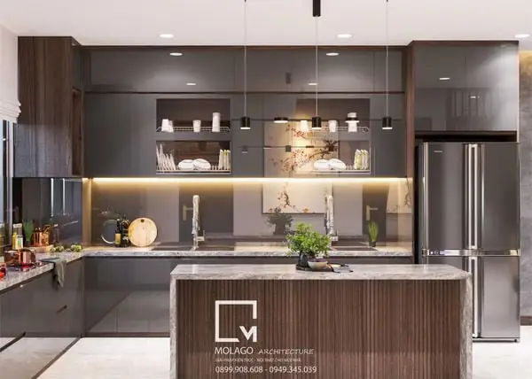Khu Vực Bếp Và Bàn Ăn