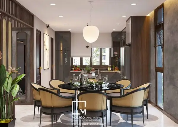 Khu Vực Bếp Và Bàn Ăn