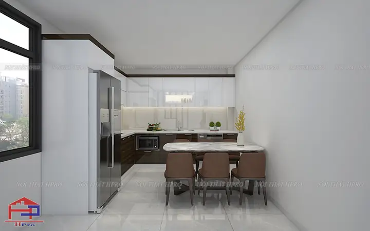 Ý Tưởng Thiết Kế Mẫu Tủ Bếp Acrylic Tbac51 Nhà Anh Tuấn - Xuân Đỉnh Ý Tưởng Thiết Kế Mẫu Tủ Bếp Acrylic Tbac51 Nhà Anh Tuấn - Xuân Đỉnh