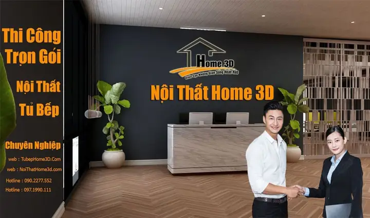 Mời Hợp Tác Thiết Kế Thi Công Nội Thất Trọn Gói- Công Ty Nội Thất Home 3d