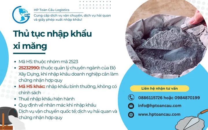 Thủ Tục Hải Quan Và Thuế Nhập Khẩu Xi Măng Năm 2025 Thủ Tục Hải Quan Và Thuế Nhập Khẩu Xi Măng Năm 2025