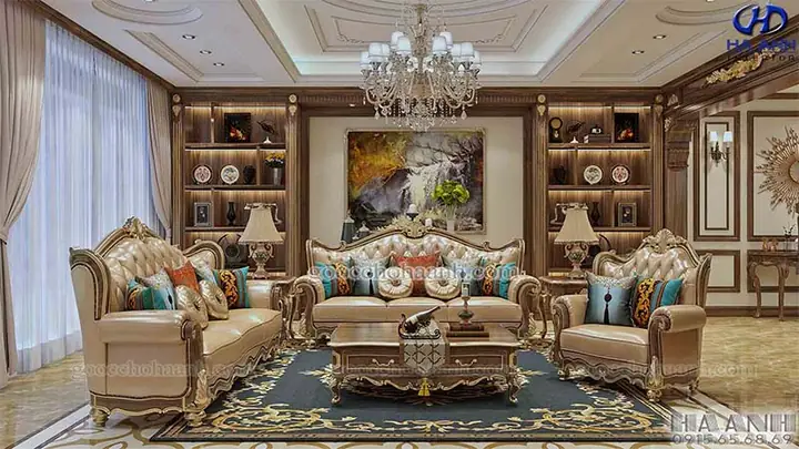 Giới Thiệu Về Bộ Sofa Tân Cổ Điển Hkc-606