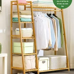 Kệ Giá Để Cây Cảnh, Kệ Treo Quần Áo Bằng Gỗ Kgtn 011ktt007