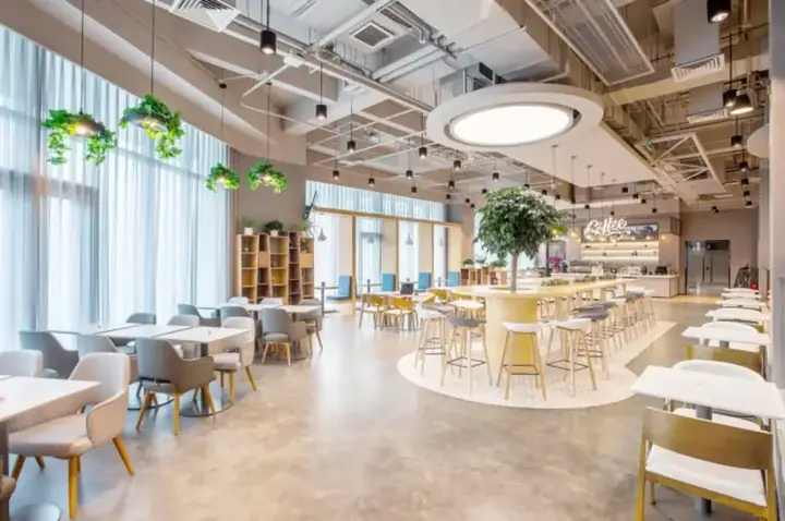 Mẫu Thiết Kế Quán Cafe Văn Phòng Không Gian Xanh