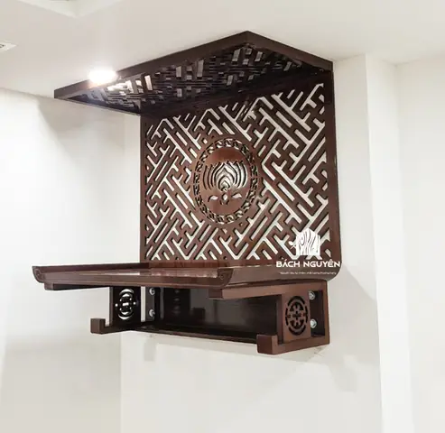 Bàn Thờ Gỗ Treo Tường