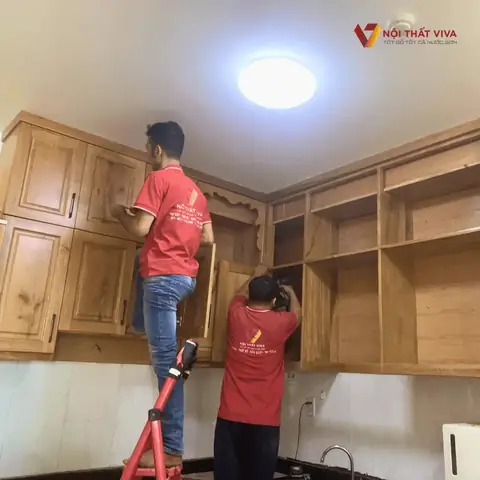 Nội Thất Viva- Địa Chỉ Cung Cấp Tủ Bếp Gỗ Tự Nhiên Đẹp Uy Tín, Chất Lượng