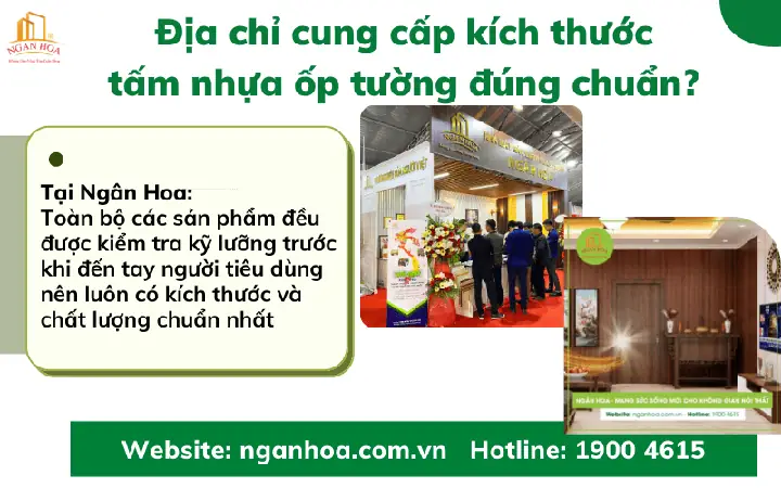Địa Chỉ Cung Cấp Kích Thước Tấm Nhựa Ốp Tường Đúng Chuẩn