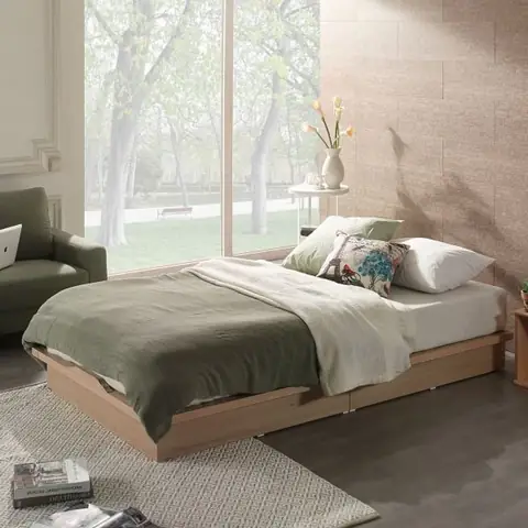 Giường Gỗ Hiện Đại Size Queen