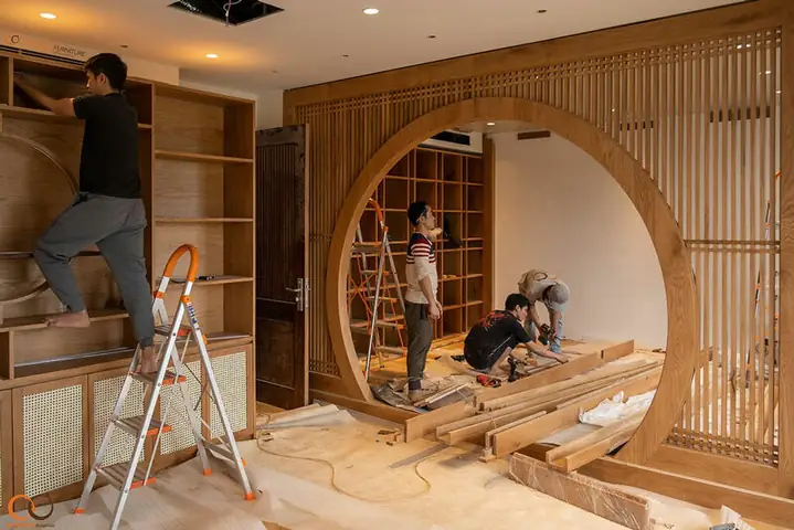 Tham Khảo Thi Công Nội Thất Gỗ Sồi Tại Anh Đoàn