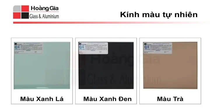 Kính Màu Có 2 Loại: Kính Cường Lực Sơn Màu Và Phôi Kính Có Màu: