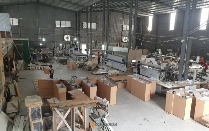 Xưởng Đóng Đồ Nội Thất Gỗ Công Nghiệp