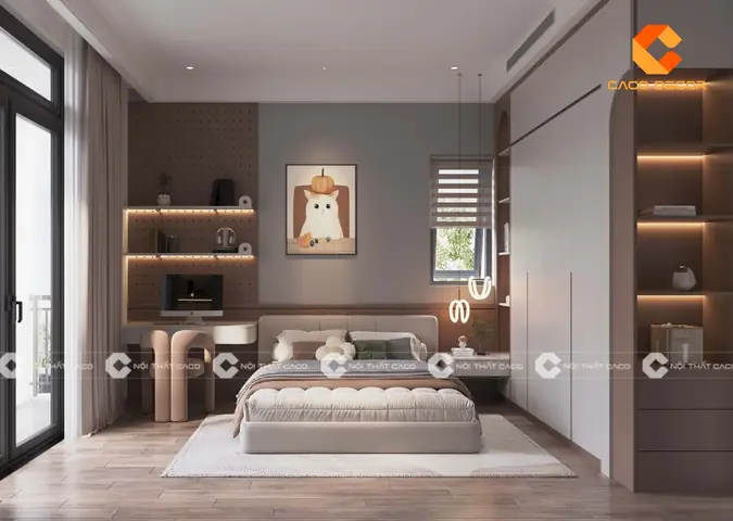 Nội Thất Phòng Ngủ Cho Bé Thiết Kế Đơn Giản Hiện Đại