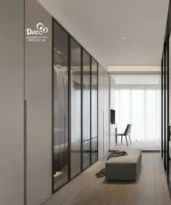 Kính Nội Thất Đen Khói