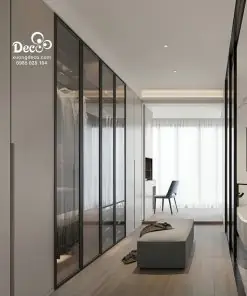 Kính Nội Thất Đen Khói