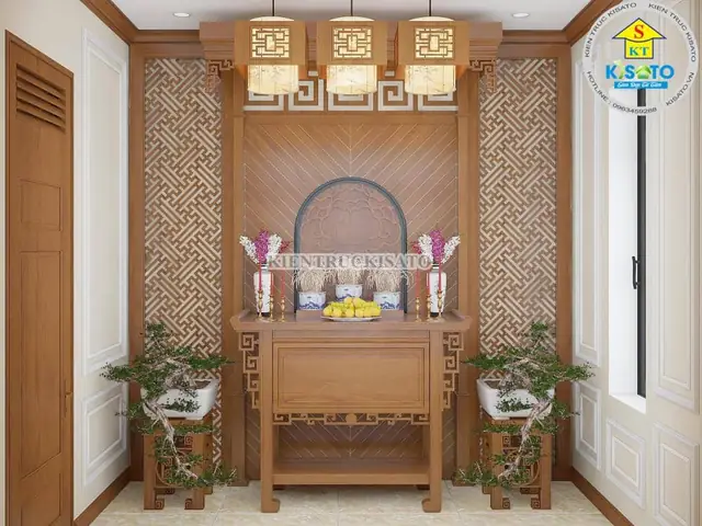 Mặt Bằng Thiết Kế Phòng Thờ