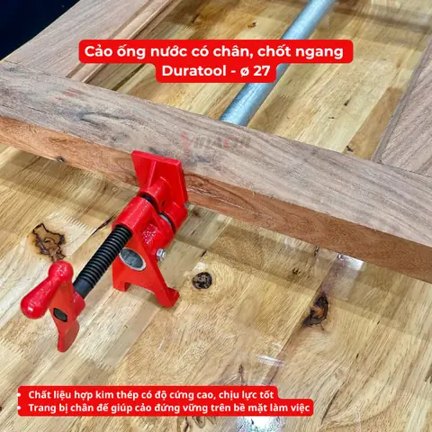 Đặc Điểm Nổi Bật Của Cảo Ống Nước Có Chân, Chốt Ngang Duratool - Ø 27 Đặc Điểm Nổi Bật Của Cảo Ống Nước Có Chân, Chốt Ngang Duratool - Ø 27