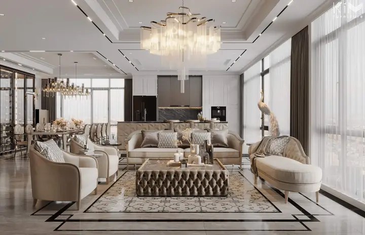 Thi Công Nội Thất Biệt Thự Song Lập