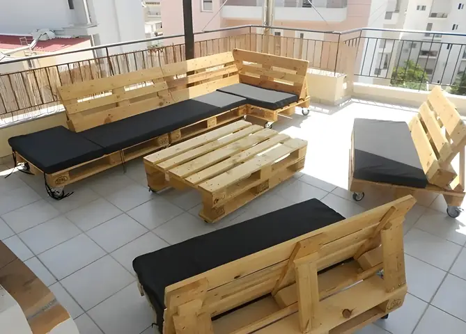 Ứng Dụng Độc Đáo Của Pallet Gỗ Làm Nội Thất