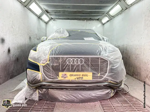 Quy Trình Sơn Lại Toàn Bộ Xe Audi Q8