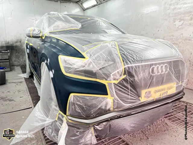 Chi Phí Sơn Lại Các Chi Tiết Trên Xe Audi Q8