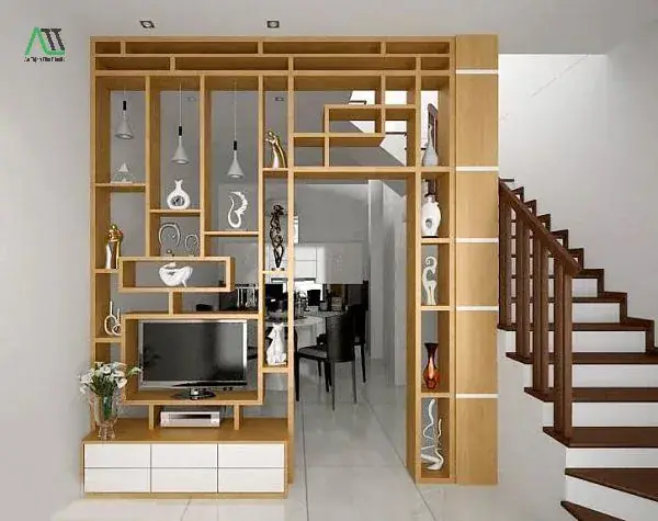 Vách Lam Gỗ Phòng Khách