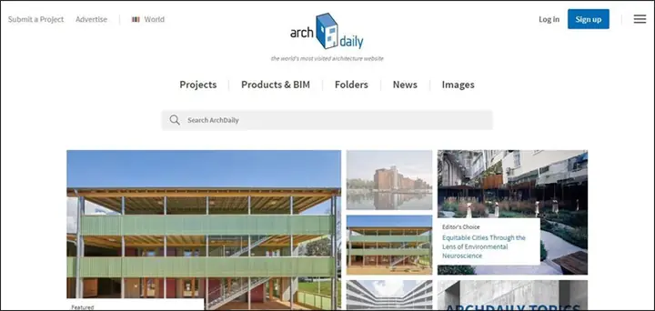 13. Archdaily: Trang Web Nội Thất, Thiết Kế Nhà