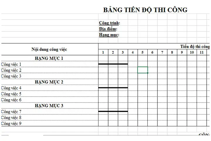 Tóm Tắt Nội Dung Bản Theo Dõi Tiến Độ Thi Công Nội Thất Tóm Tắt Nội Dung Bản Theo Dõi Tiến Độ Thi Công Nội Thất