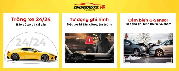 Chế Độ Giám Sát Đỗ Xe - Trông Xe 24/24