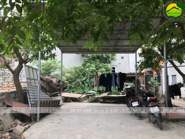 Thực Trạng Mảnh Đất Trước Khi Thiết Kế