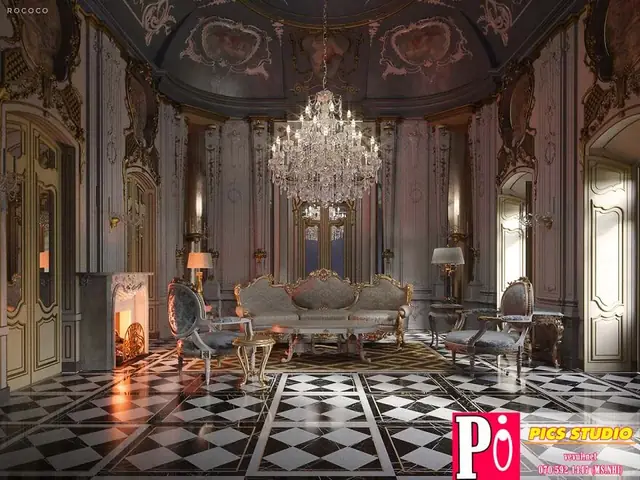 Kiến Trúc Nội Thất Thời Kỳ Rococo(1700)
