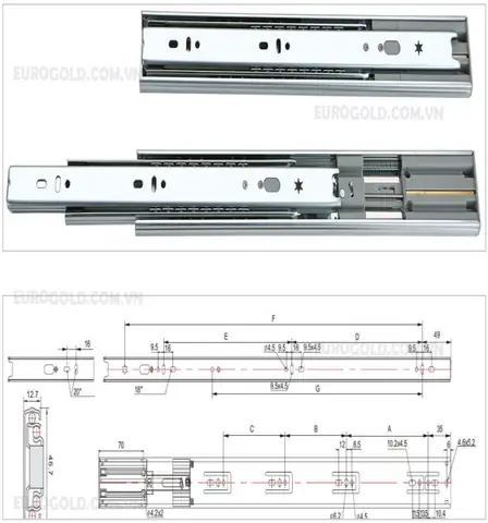 Các Loại Ray Trượt