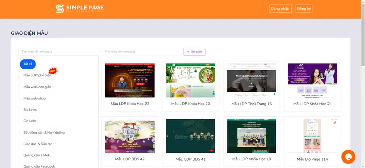 Các Mẫu Landing Page Nội Thất Đẹp Tại Simple Page