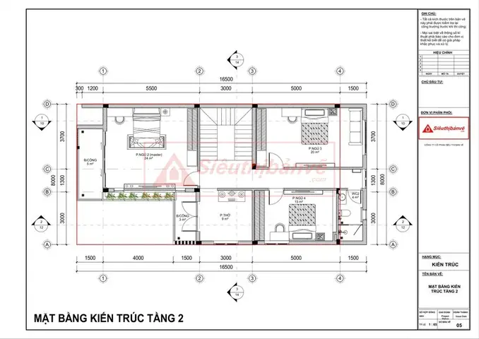 Bản Vẽ Tầng 2