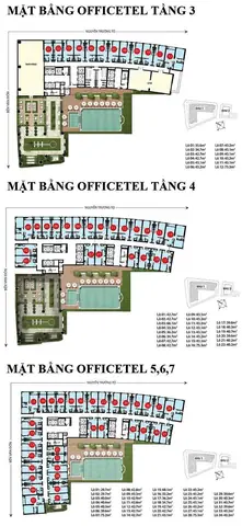 Mặt Bằng Saigon Royal Quận 4. Layout Chuẩn Chi Tiết