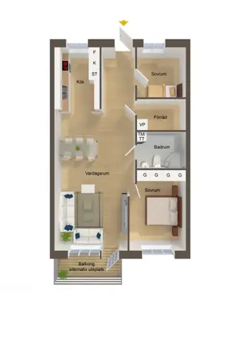 40 Mẫu Thiết Kế Nội Thất Chung Cư 2 Phòng Ngủ