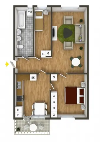 40 Mẫu Thiết Kế Nội Thất Chung Cư 2 Phòng Ngủ
