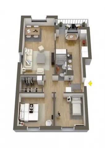 40 Mẫu Thiết Kế Nội Thất Chung Cư 2 Phòng Ngủ