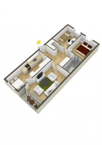 40 Mẫu Thiết Kế Nội Thất Chung Cư 2 Phòng Ngủ
