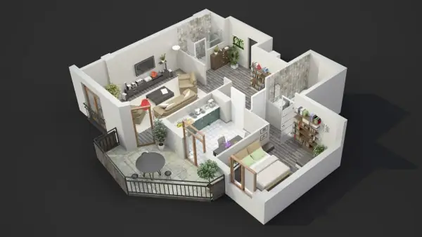 40 Mẫu Thiết Kế Nội Thất Chung Cư 2 Phòng Ngủ
