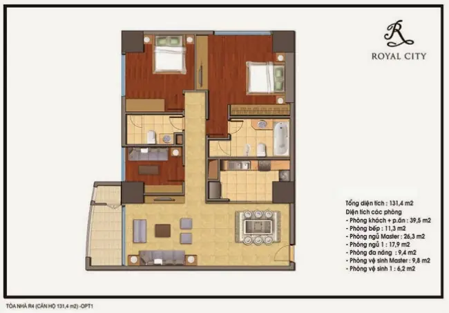 Thiết Kế Căn Hộ Mẫu: Tòa R4