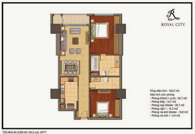 Thiết Kế Căn Hộ Mẫu: Tòa R4