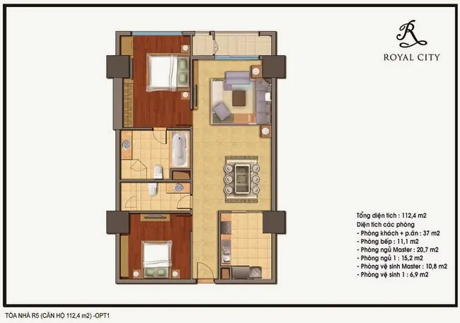 Thiết Kế Căn Hộ Mẫu: Tòa R4