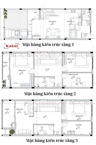Bản Vẽ Mặt Bằng Nhà 6x16m Đầy Đủ Công Năng